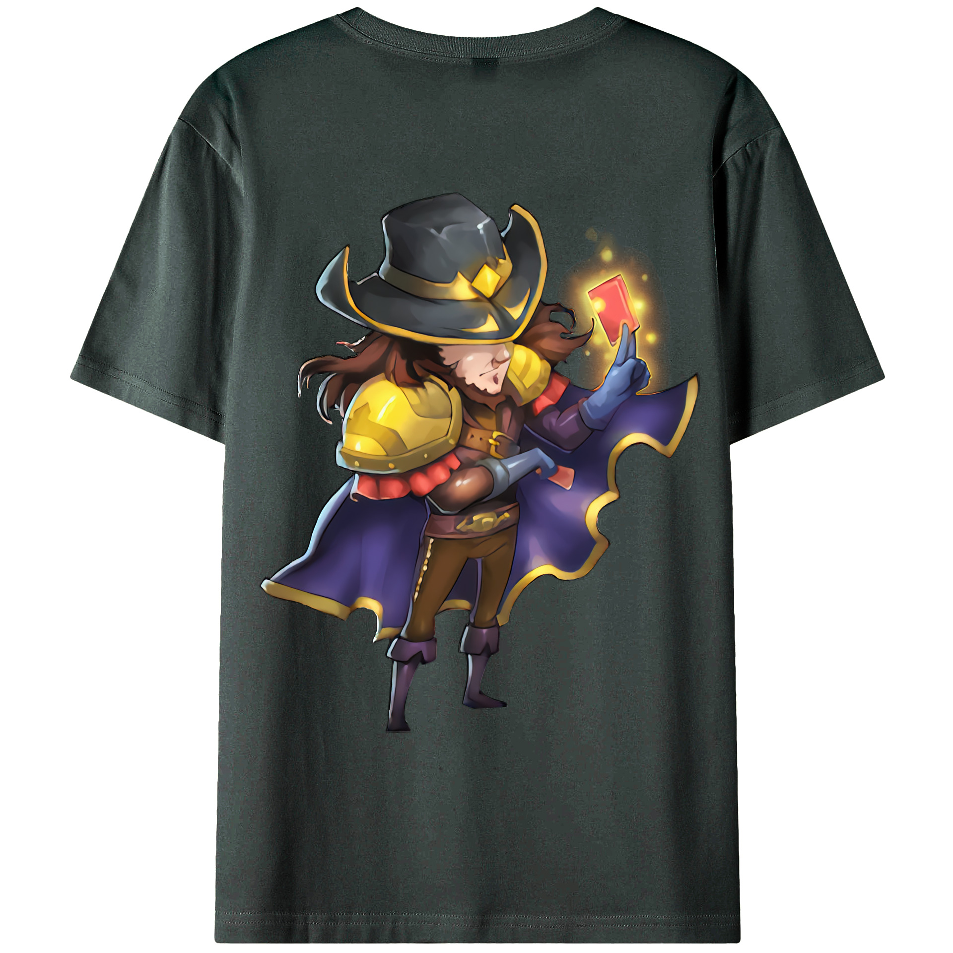 （画像用） リーグ・オブ・レジェンド League of Legends LOL 綿100％ メンズ半袖Tシャツ（バックプリント） 通気性